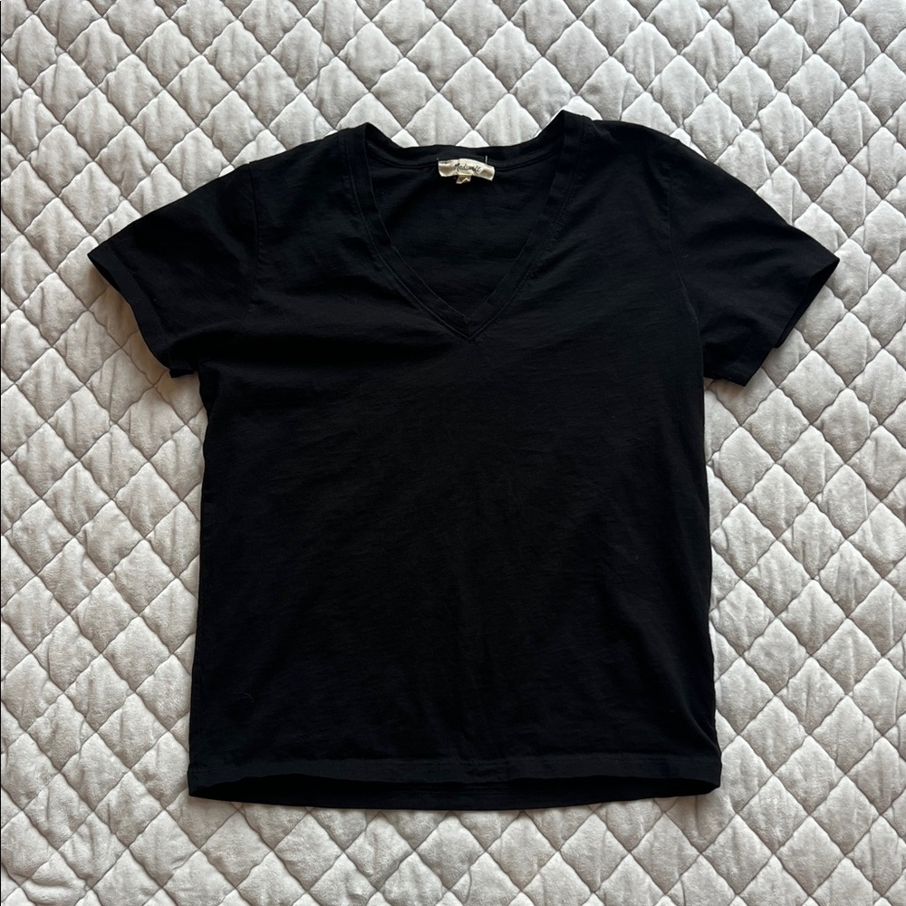 Madewell Black Crew Neck Tee